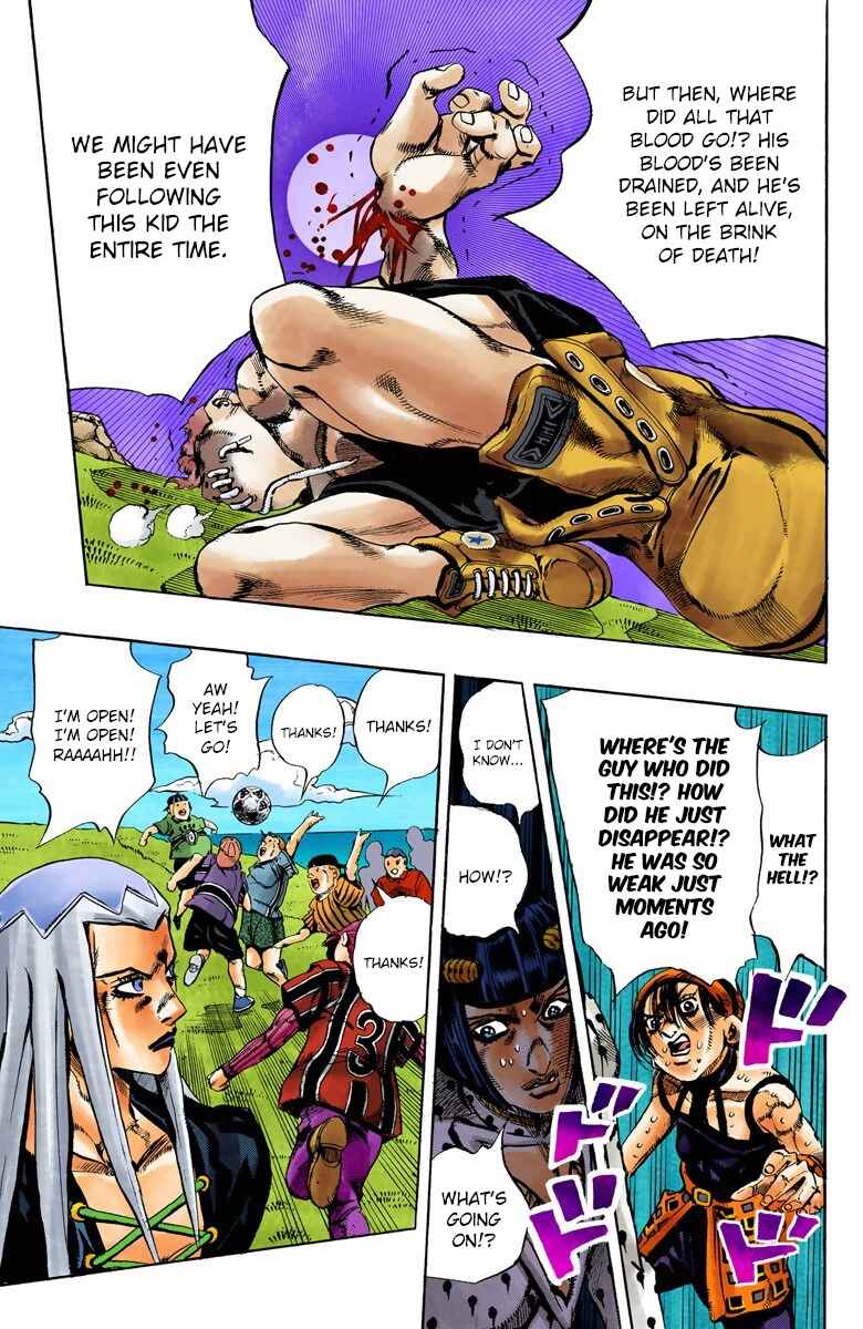 JoJo no Kimyou na Bouken: Part 5 - Ougon no Kaze Color-ban Chapter 110 - Page 18