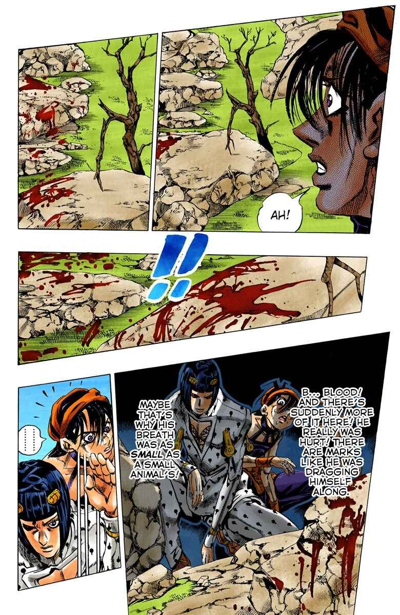 JoJo no Kimyou na Bouken: Part 5 - Ougon no Kaze Color-ban Chapter 110 - Page 8