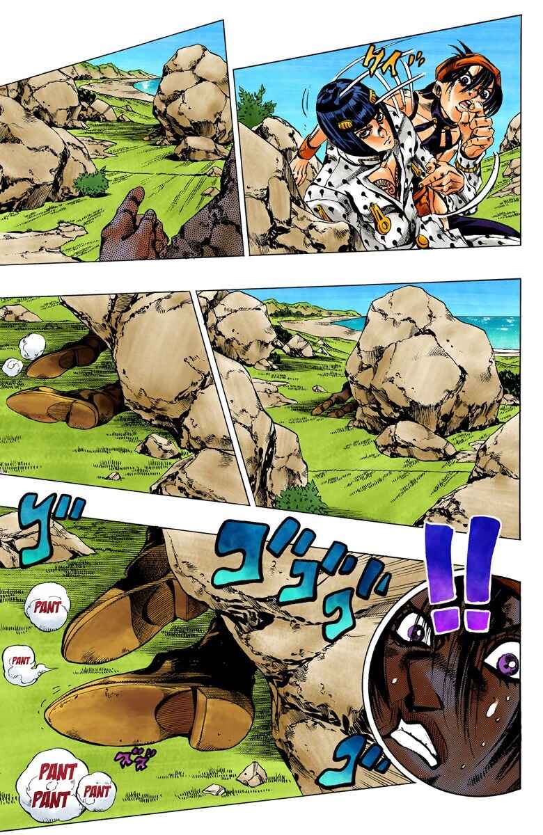 JoJo no Kimyou na Bouken: Part 5 - Ougon no Kaze Color-ban Chapter 110 - Page 9