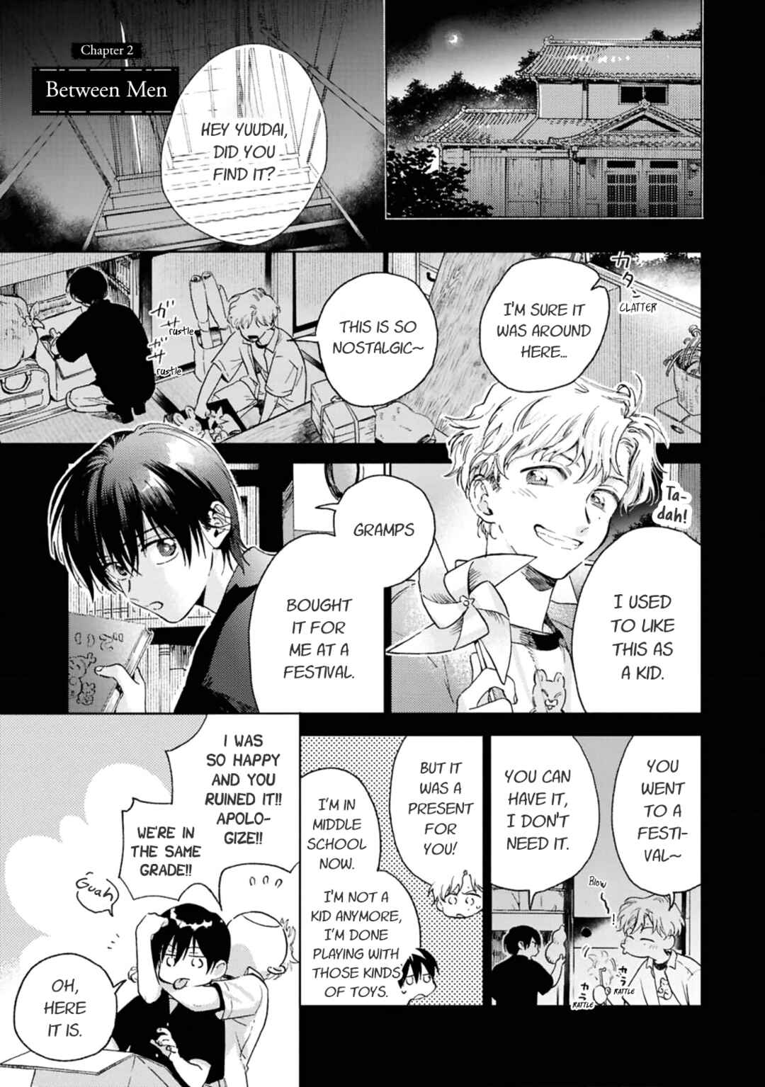 Kanata no Kimi no Te Chapter 2 - Page 1