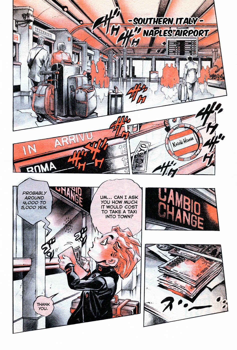 JoJo no Kimyou na Bouken: Part 5 - Ougon no Kaze Chapter 1 - Page 3