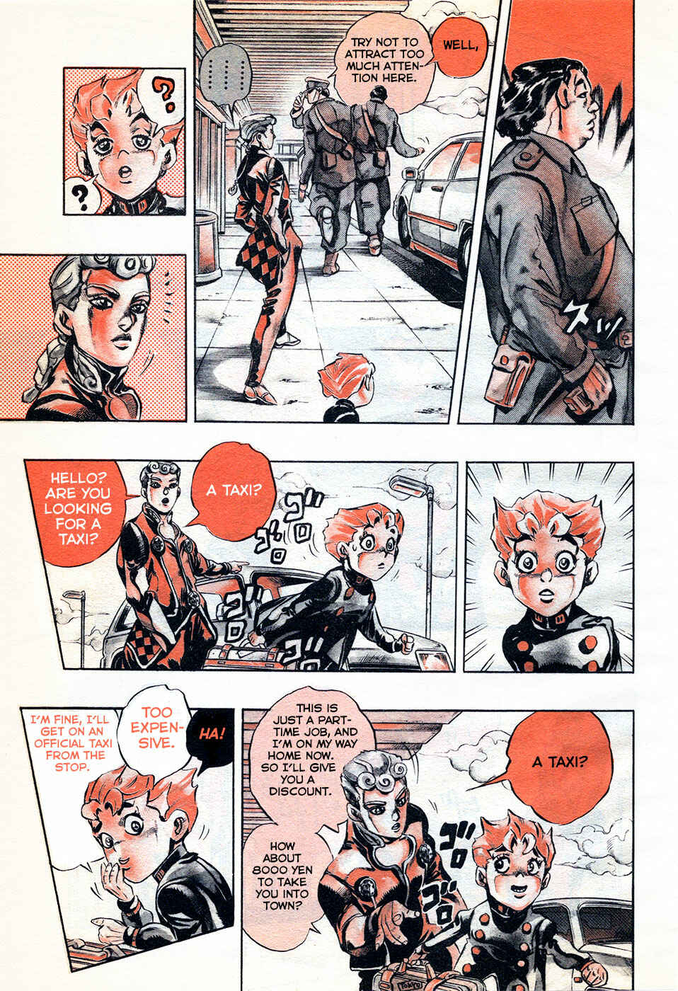 JoJo no Kimyou na Bouken: Part 5 - Ougon no Kaze Chapter 1 - Page 8
