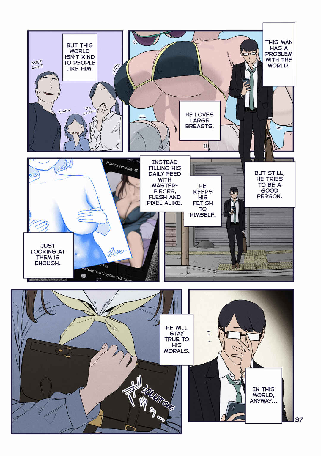 Getsuyoubi no Tawawa (Twitter Webcomic) (Fan Colored) Chapter 47 - Page 1
