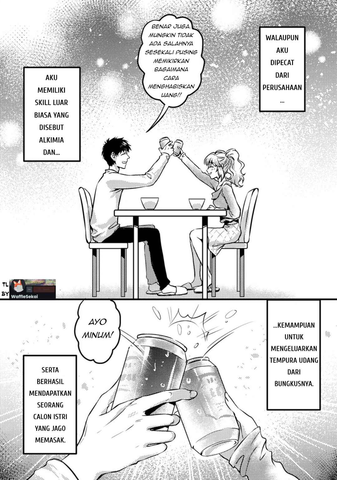 Jigoku no Sata mo Ougon Shidai - Kaisha wo Kubi ni natta Kedo, Renkinjutsu Toka Iu Cheat Skill wo te ni Ireta no de Jinsei Ippatsu Gyakuten wo Mezashimasu Chapter 13.3 - Page 11
