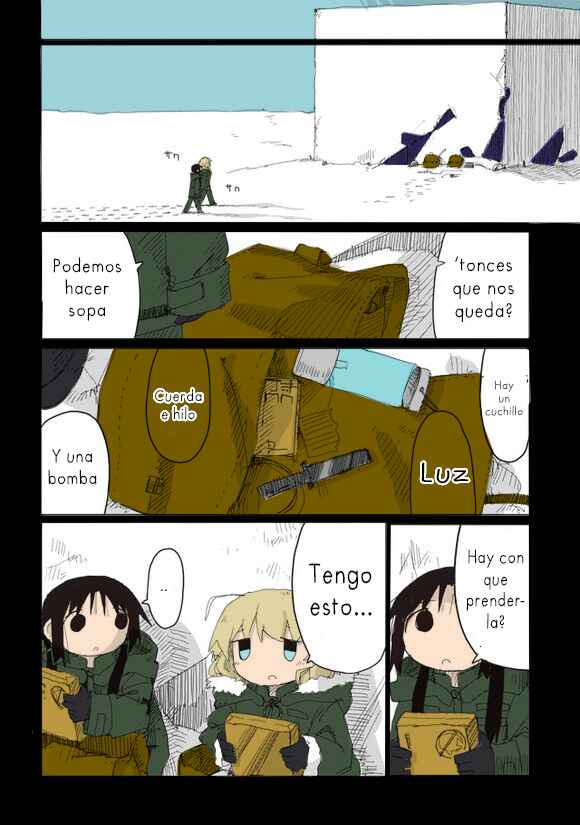 Shoujo Shuumatsu Ryokou (Fan Colored) Chapter 42 - Page 15
