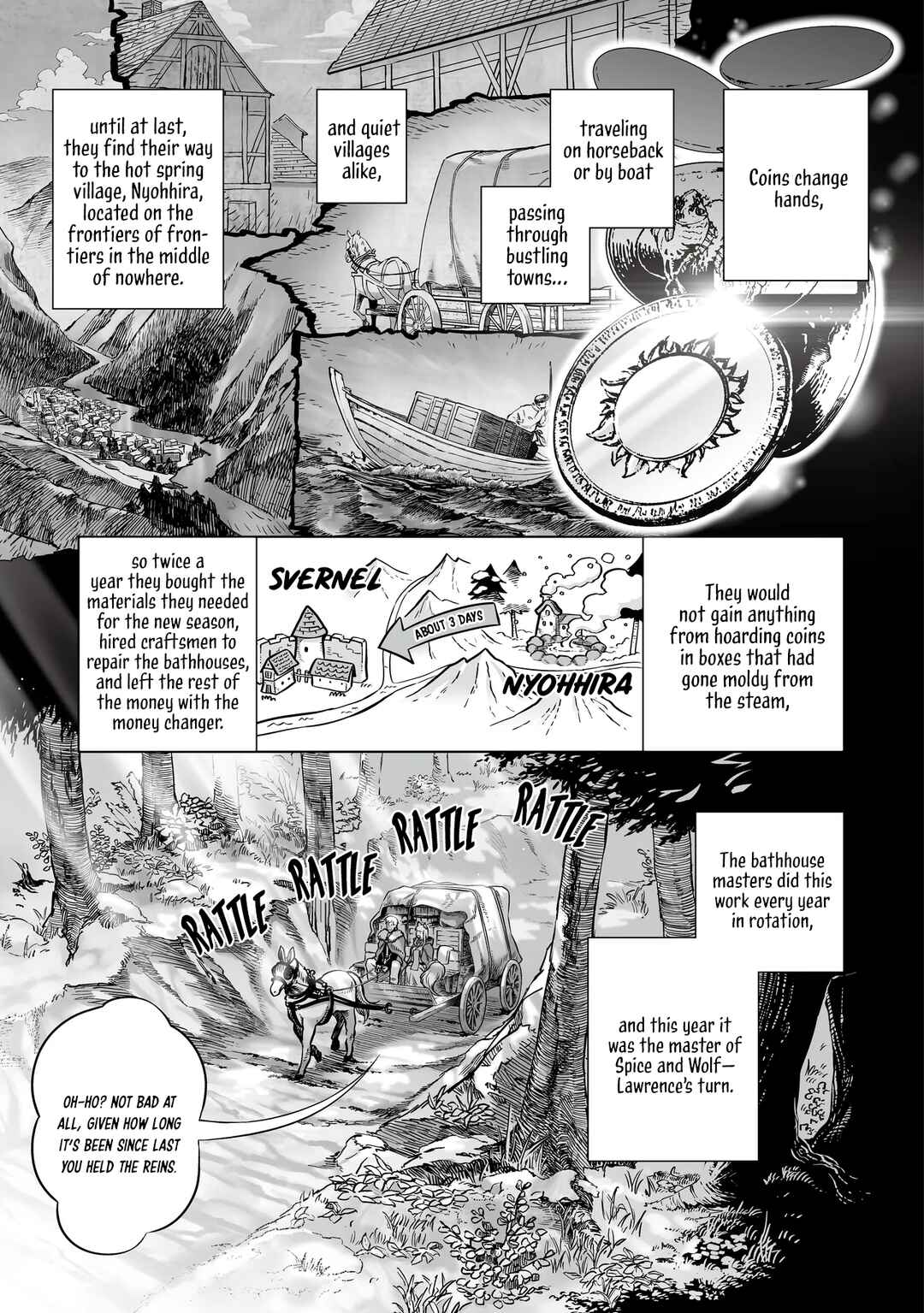 Ookami to Koushinryou: Spring Log Chapter 5 - Page 1