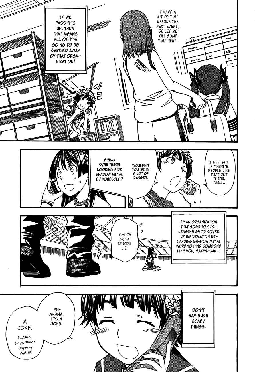 Toaru Majutsu no Index Gaiden: Toaru Kagaku no Railgun Chapter 47 - Page 15