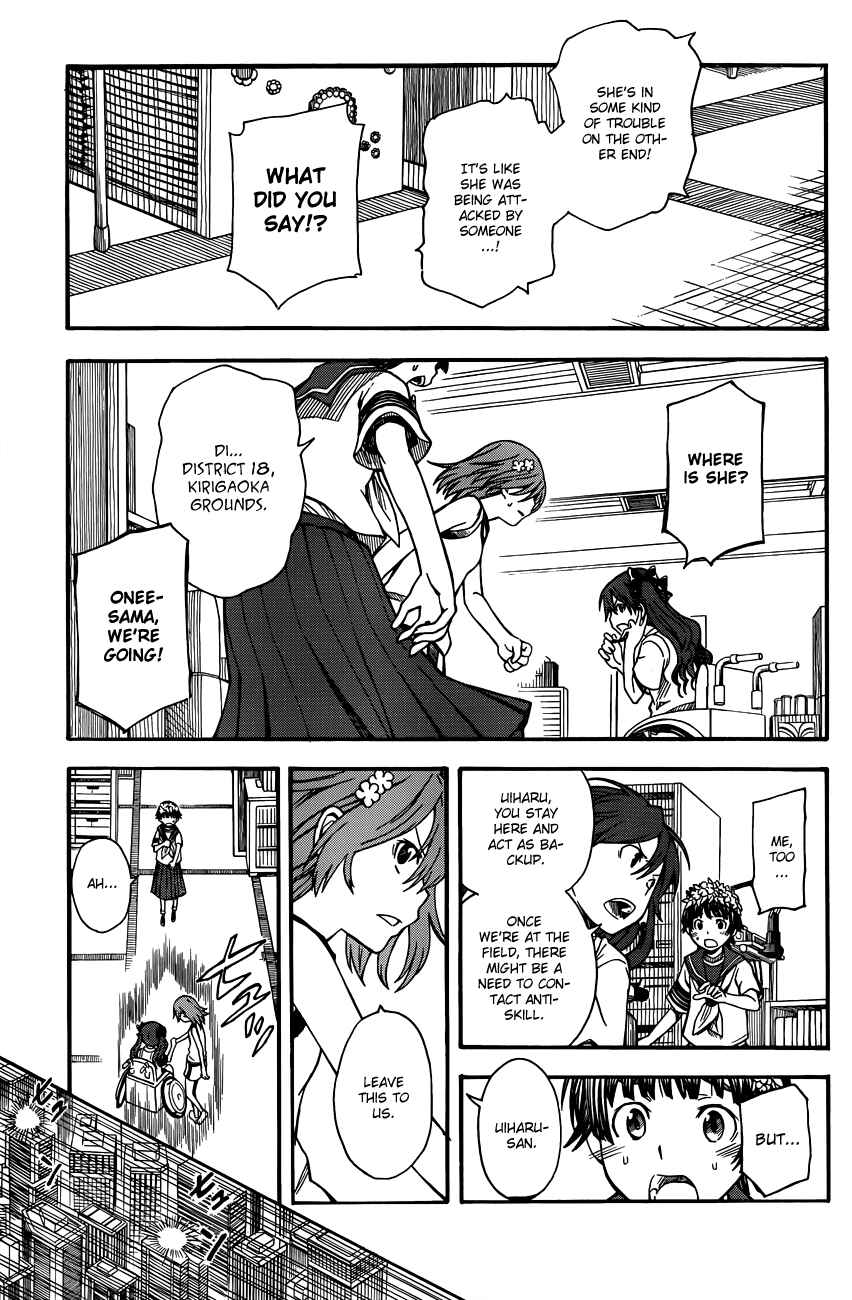 Toaru Majutsu no Index Gaiden: Toaru Kagaku no Railgun Chapter 47 - Page 17