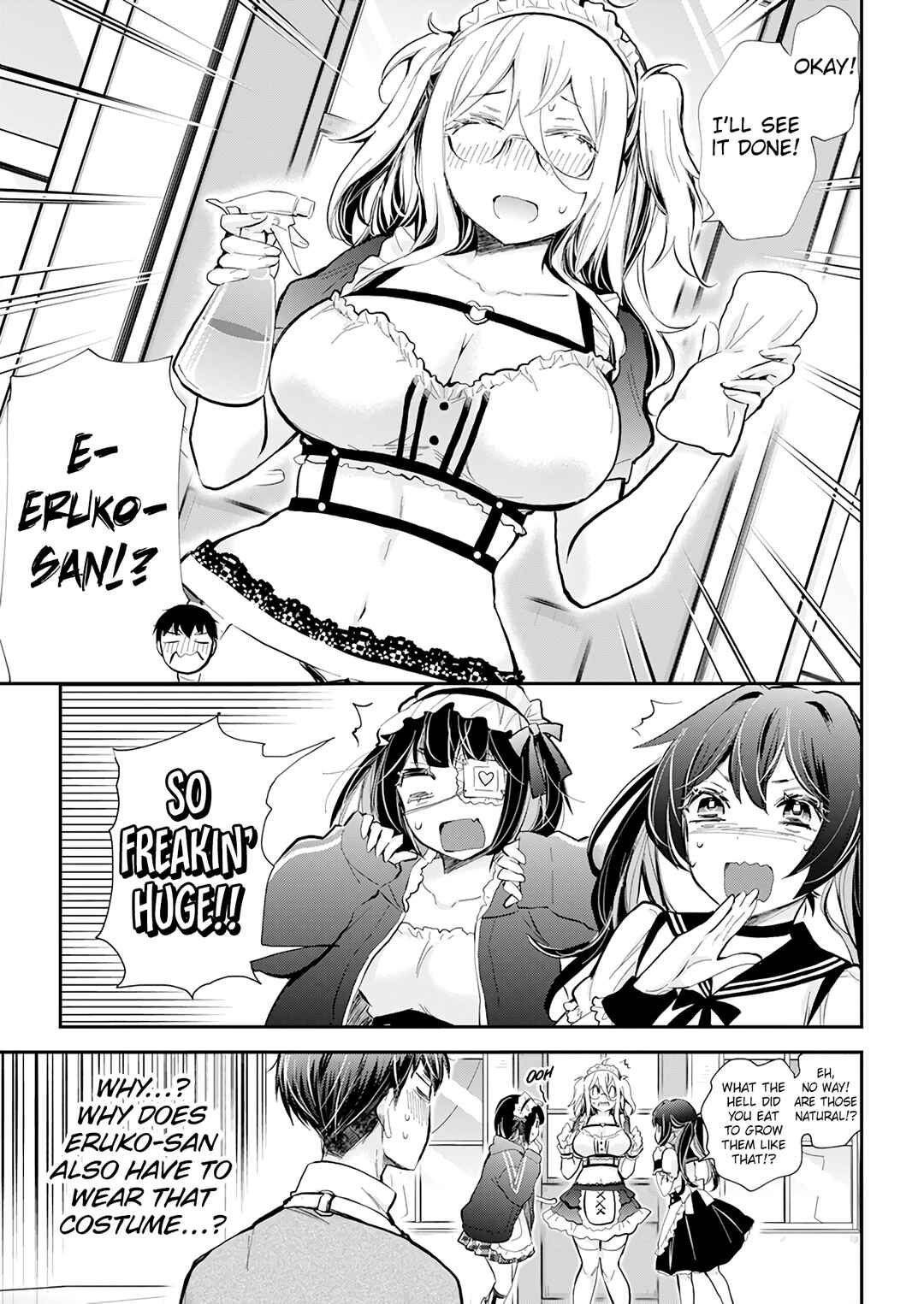 Shingeki no Eroko-san: Hen na Oneesan wa Danshi Kousei to Nakayoku Naritai Chapter 41 - Page 12