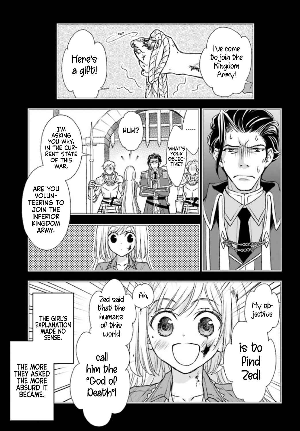 Shinigami ni Sodaterareta Shoujo wa Shikkoku no Tsurugi o Mune ni Idaku Chapter 17 - Page 16