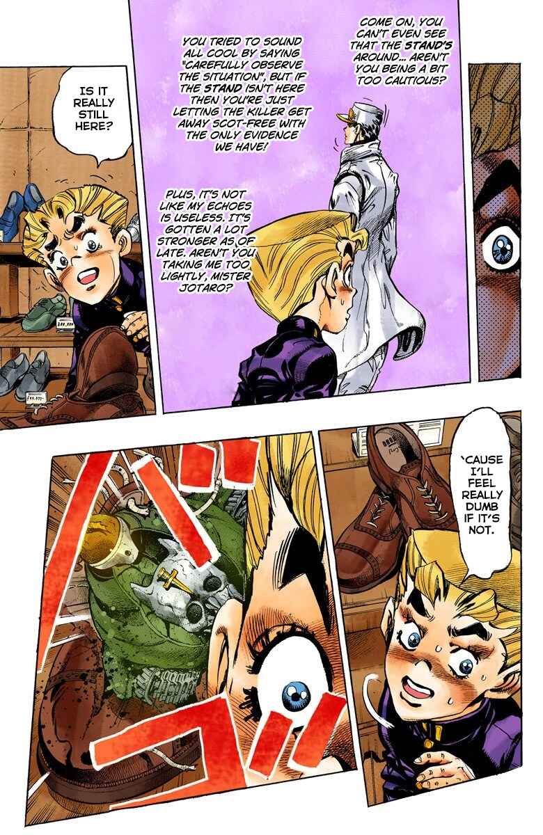 JoJo no Kimyou na Bouken: Part 4 - Diamond wa Kudakenai Color-ban Chapter 90 - Page 10