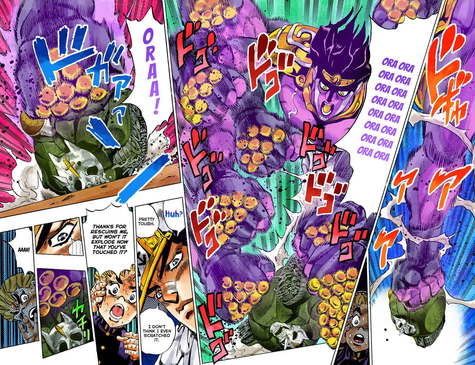JoJo no Kimyou na Bouken: Part 4 - Diamond wa Kudakenai Color-ban Chapter 90 - Page 13