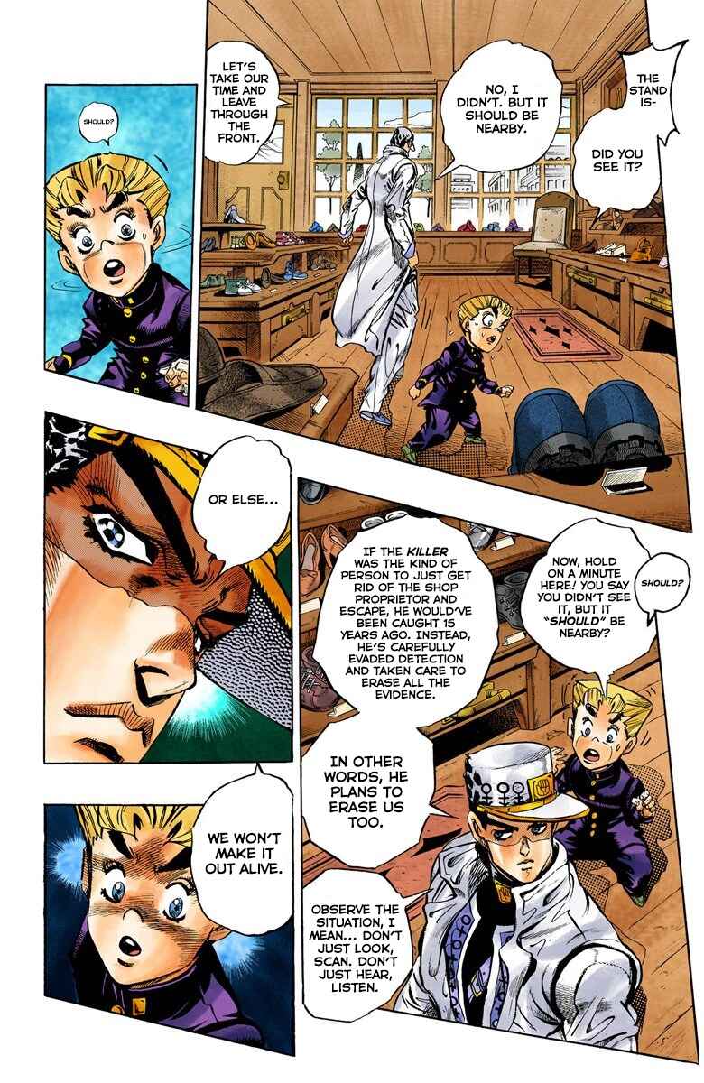 JoJo no Kimyou na Bouken: Part 4 - Diamond wa Kudakenai Color-ban Chapter 90 - Page 9