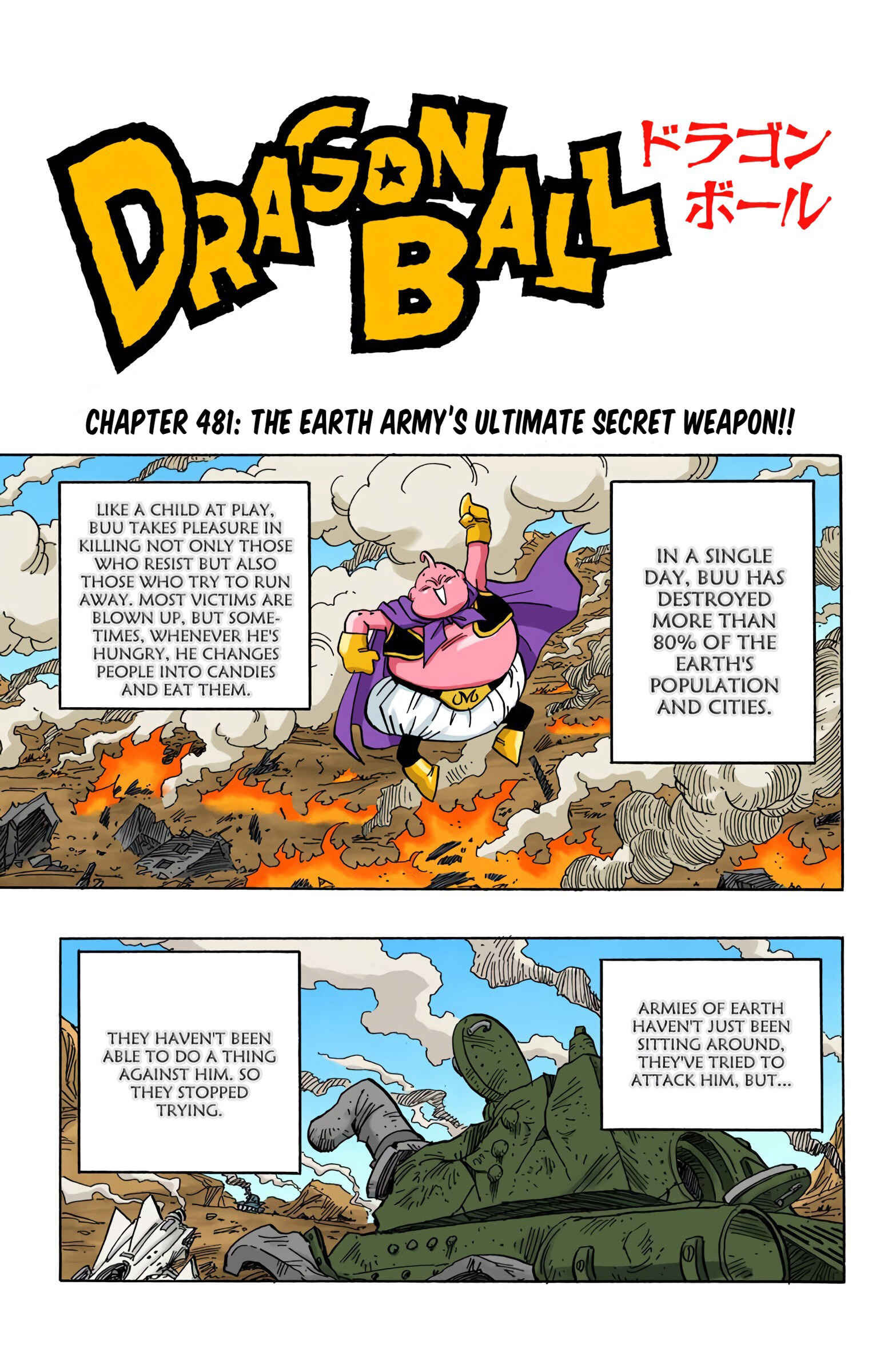Dragon Ball (Official Colored) Chapter 481 - Page 1