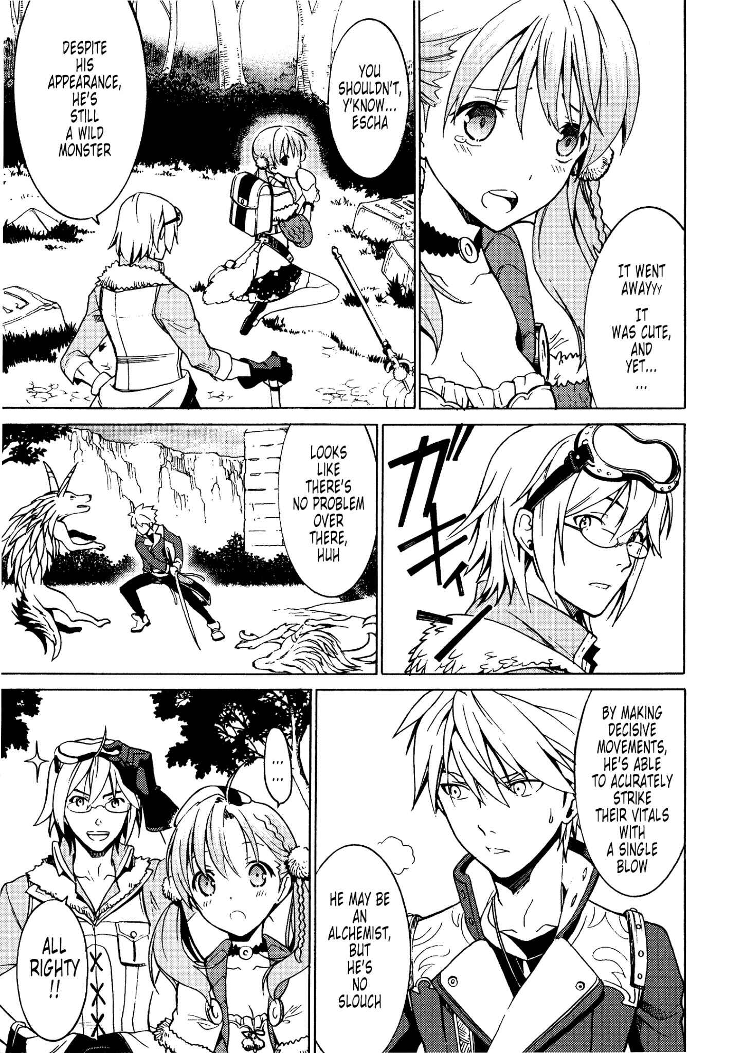 Escha & Logy no Atelier - Tasogare no Sora no Renkinjutsushi Chapter 2 - Page 3