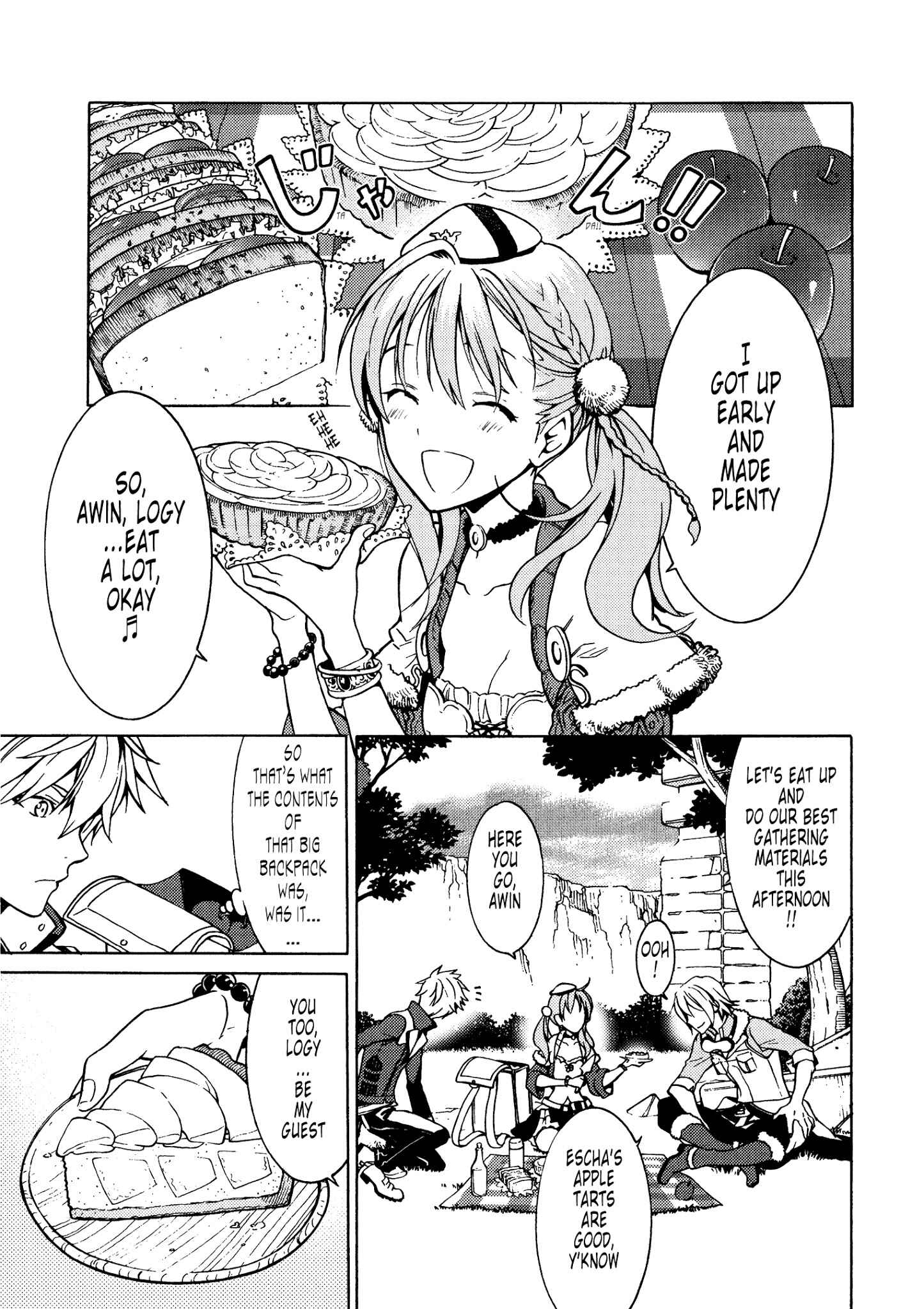 Escha & Logy no Atelier - Tasogare no Sora no Renkinjutsushi Chapter 2 - Page 5