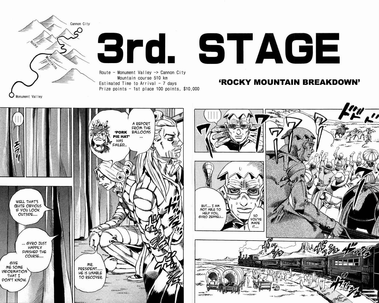 JoJo no Kimyou na Bouken: Part 7 - Steel Ball Run Chapter 28 - Page 11