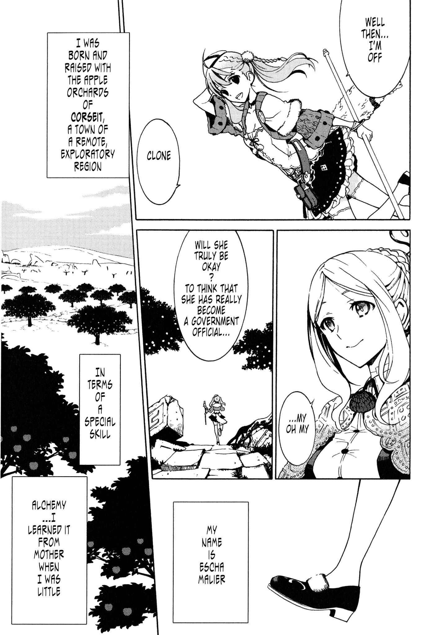 Escha & Logy no Atelier - Tasogare no Sora no Renkinjutsushi Chapter 1 - Page 13