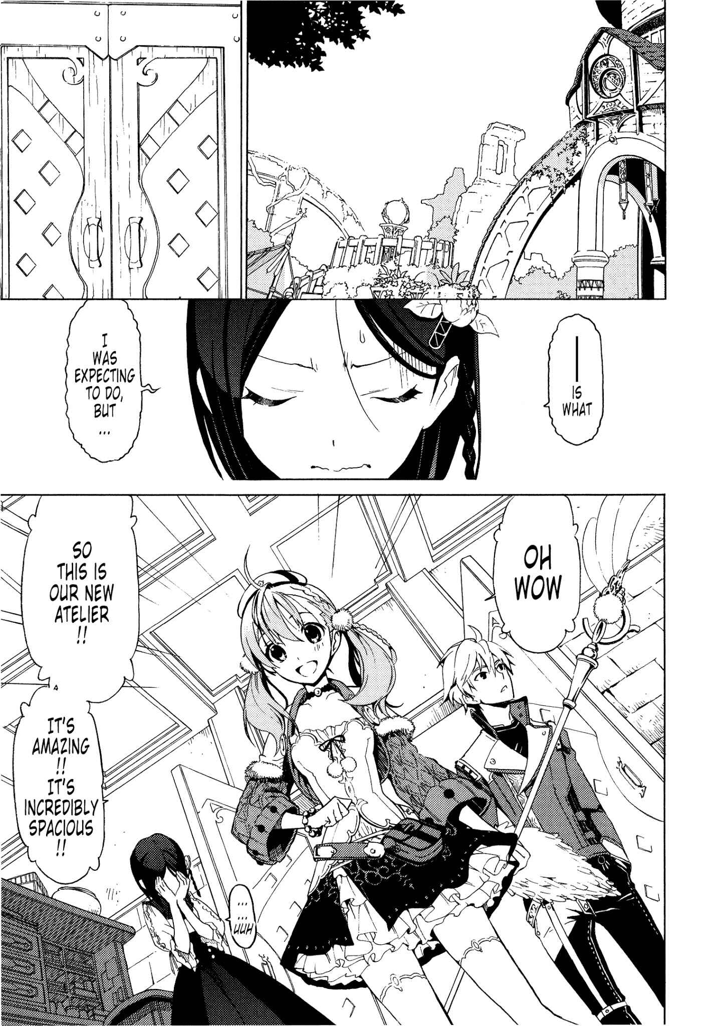 Escha & Logy no Atelier - Tasogare no Sora no Renkinjutsushi Chapter 1 - Page 23