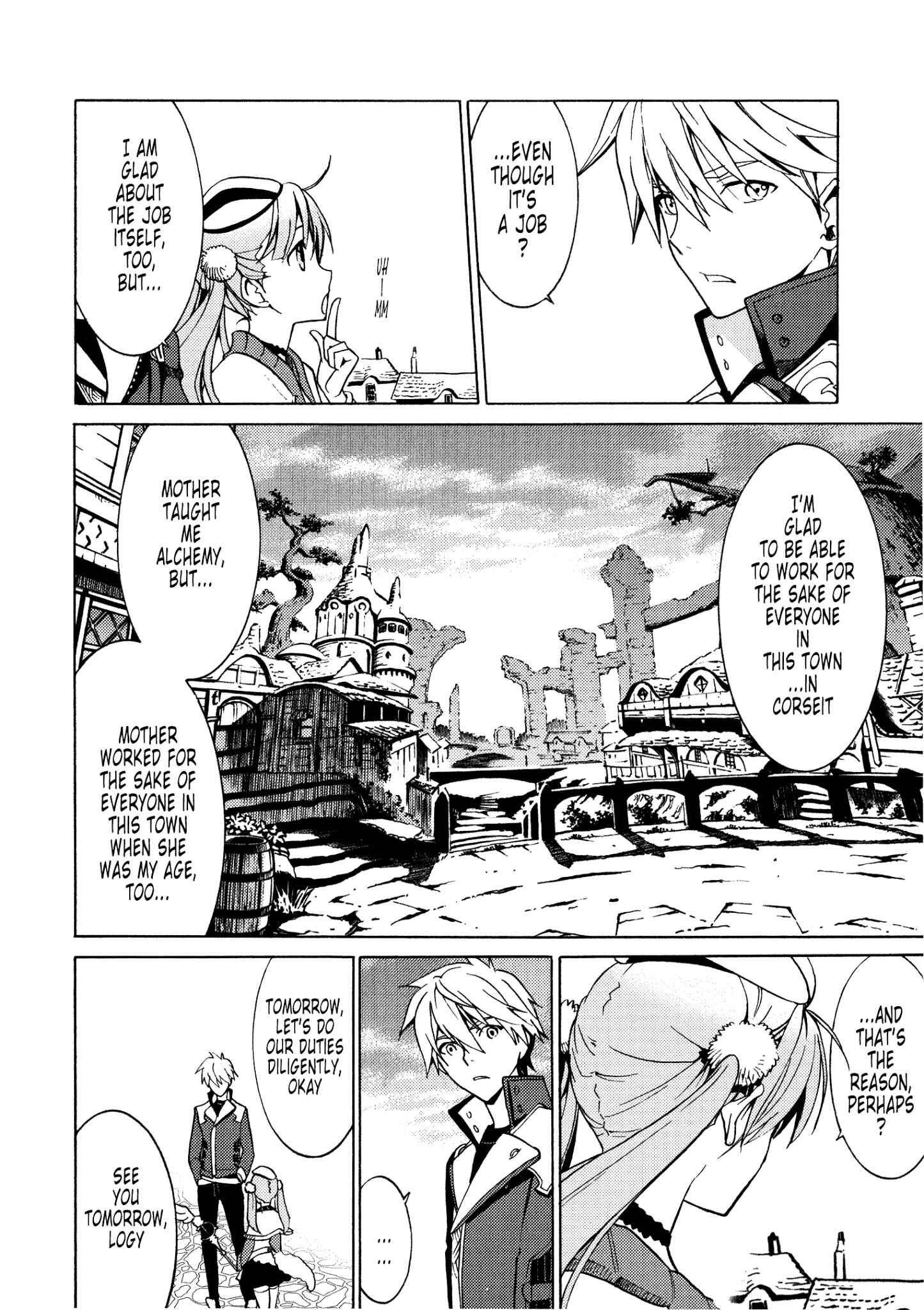 Escha & Logy no Atelier - Tasogare no Sora no Renkinjutsushi Chapter 1 - Page 26