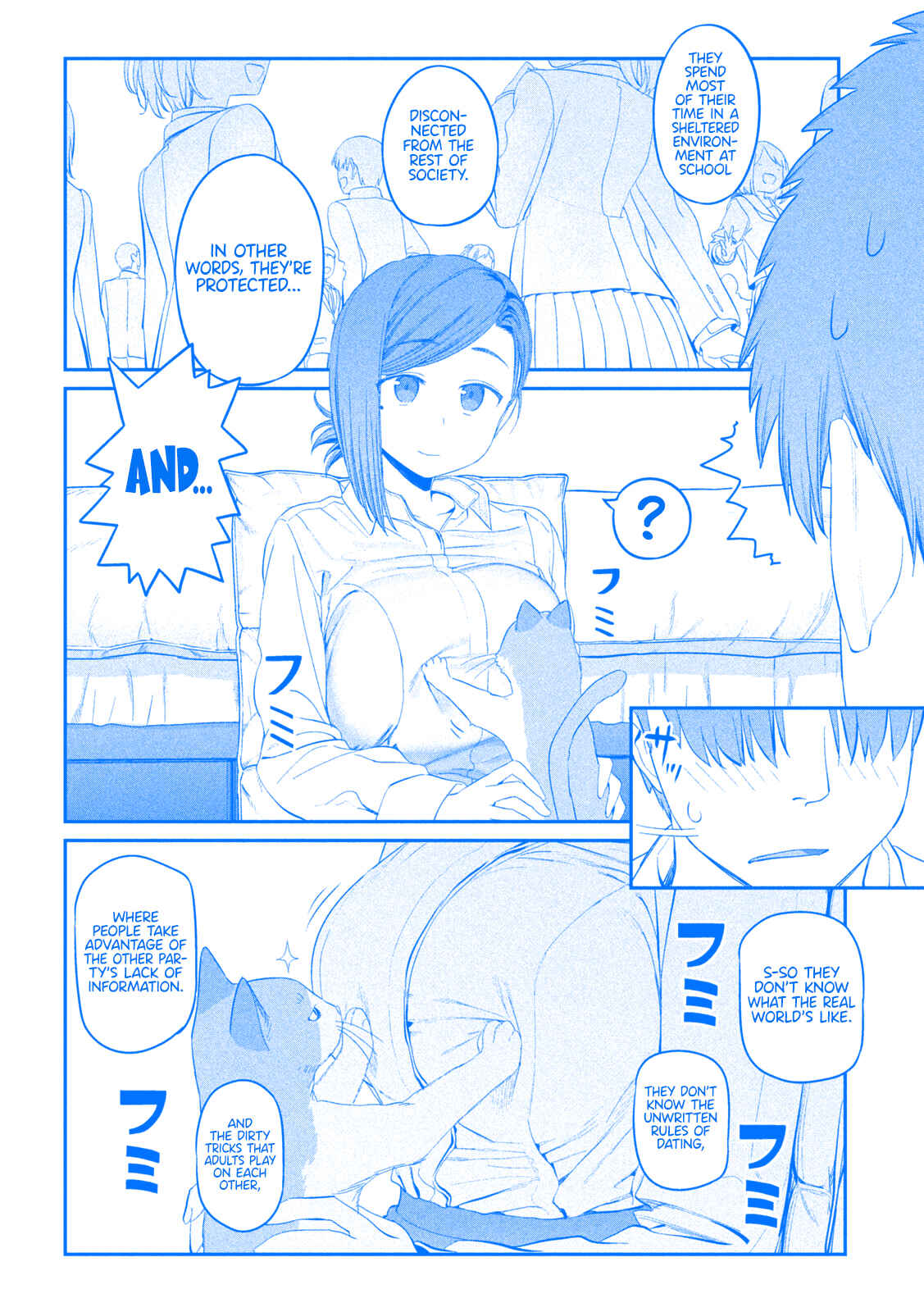 Getsuyoubi no Tawawa (Blue) (Fan Colored) Chapter 13 - Page 10