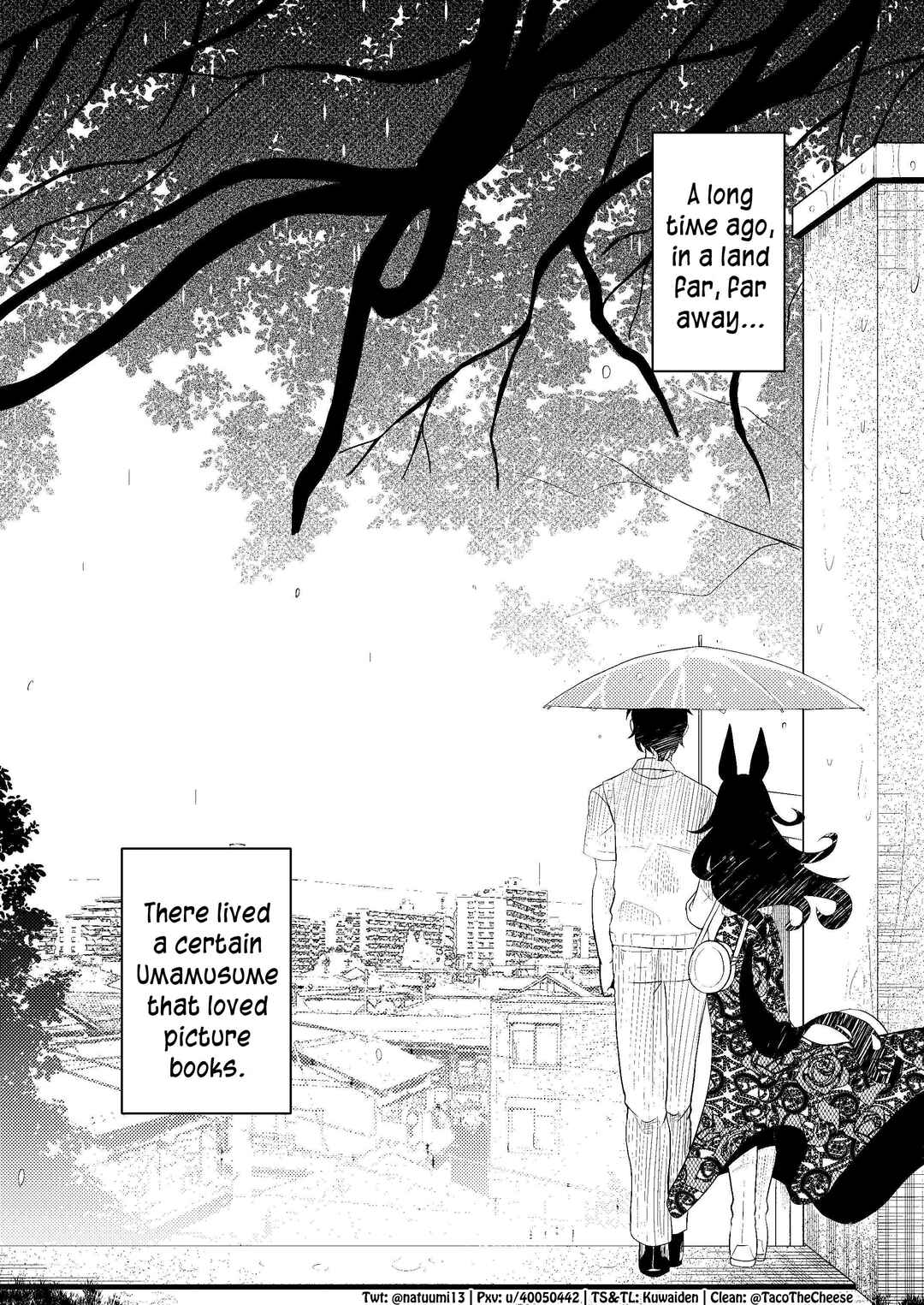 Uma Musume Pretty Derby - A Story where a Mysterious Picture Book Uma Musume Author Calls Out to Me (Doujinshi) Chapter 14 - Page 1