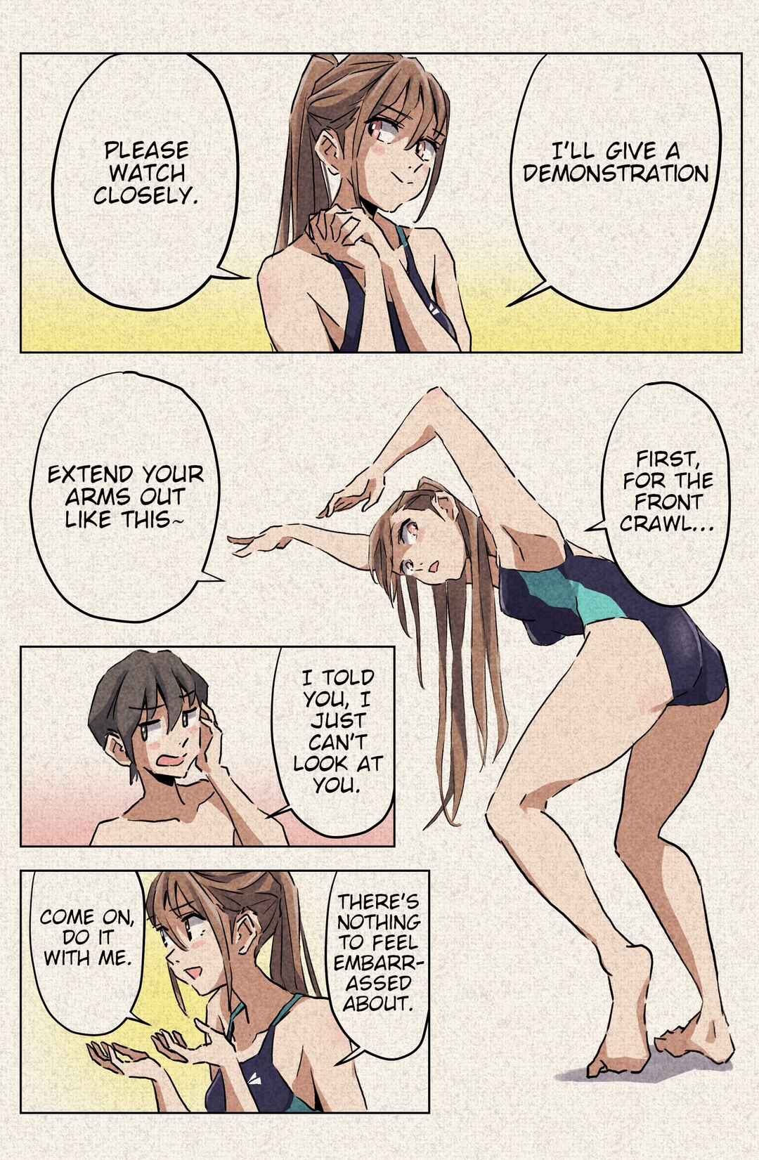Suieibu no Kininaru Senpai no Onnanoko Manga Chapter 3 - Page 2