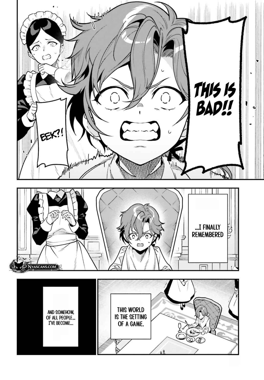 The Scum Noble Dominates by Humbly Grinding ~Using Meta-Knowledge and the Unique Magic to Dodge the Bad End~ Chapter 1 - Page 5