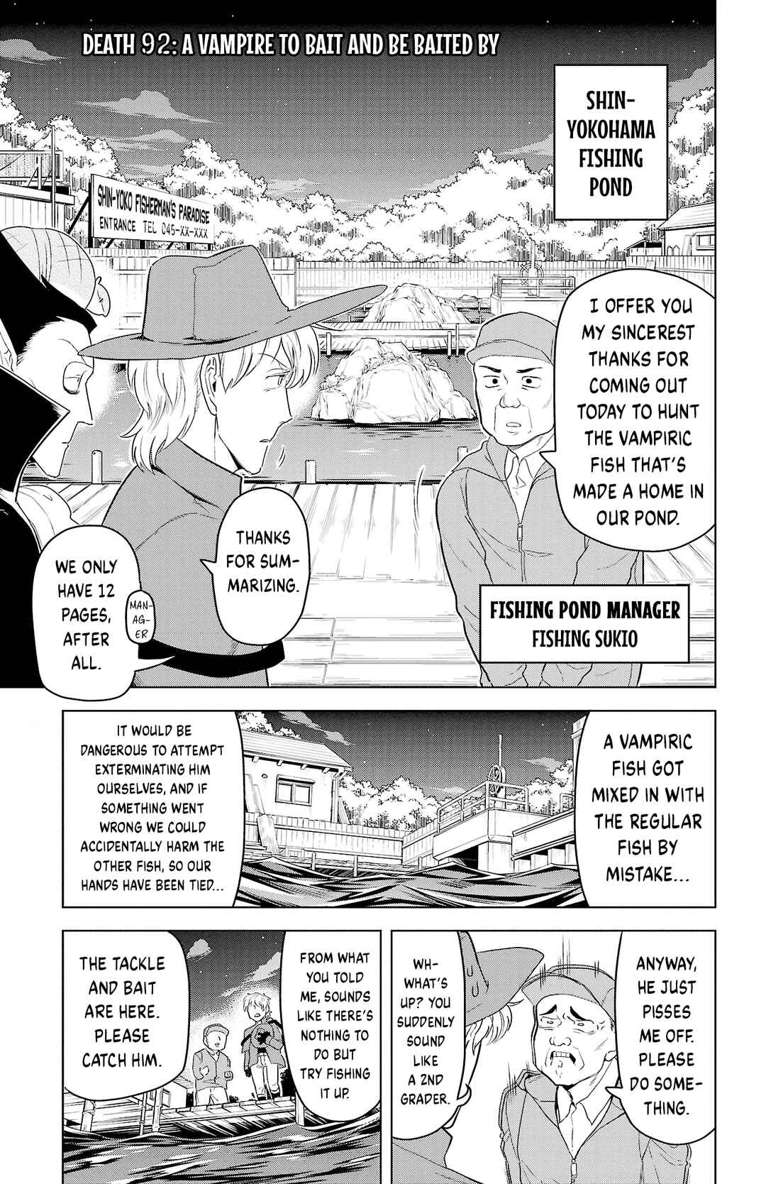 Kyuuketsuki Sugu Shinu Chapter 92 - Page 1