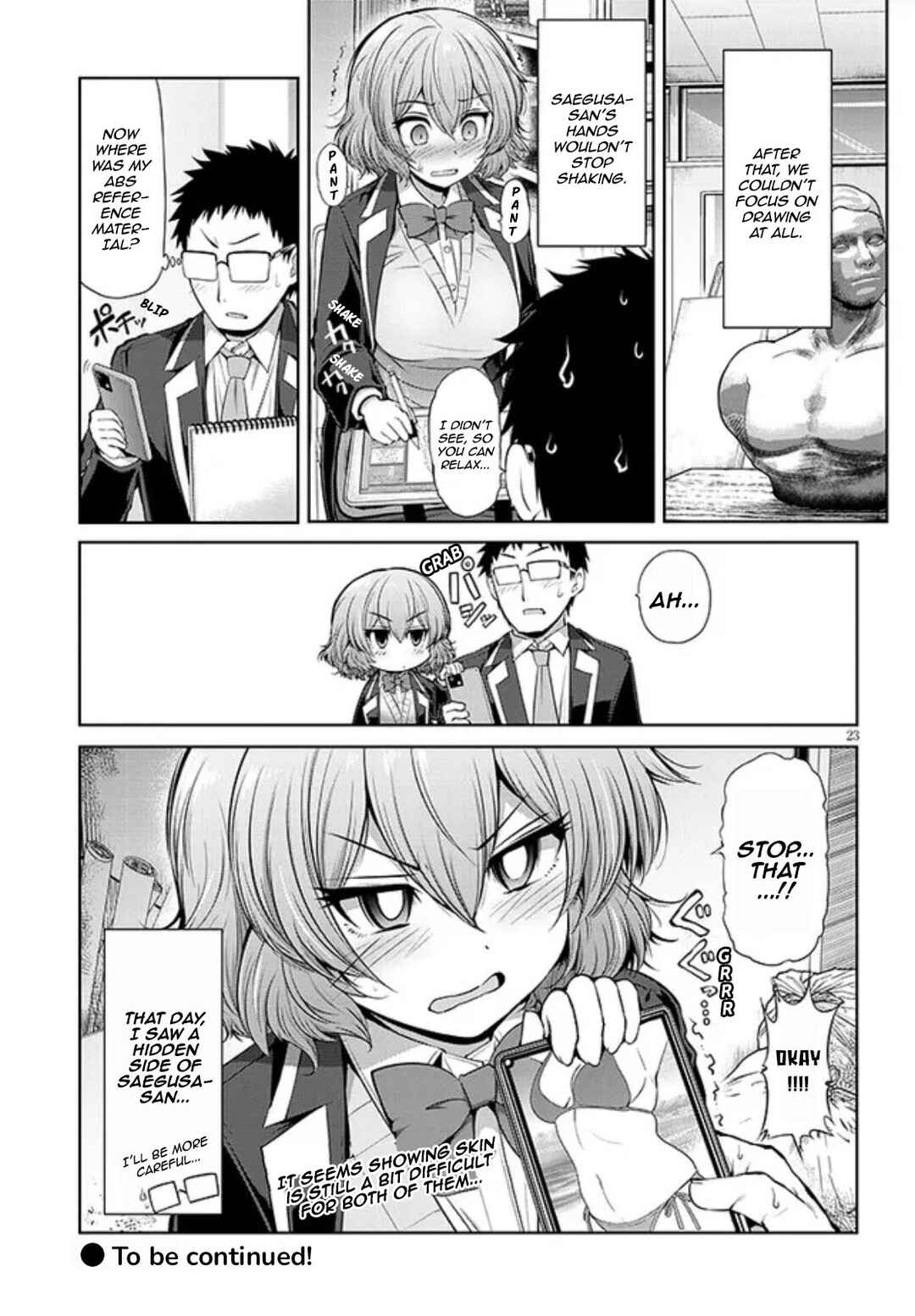Saegusa-san wa Megane-senpai to Koi wo Egaku Chapter 3 - Page 23