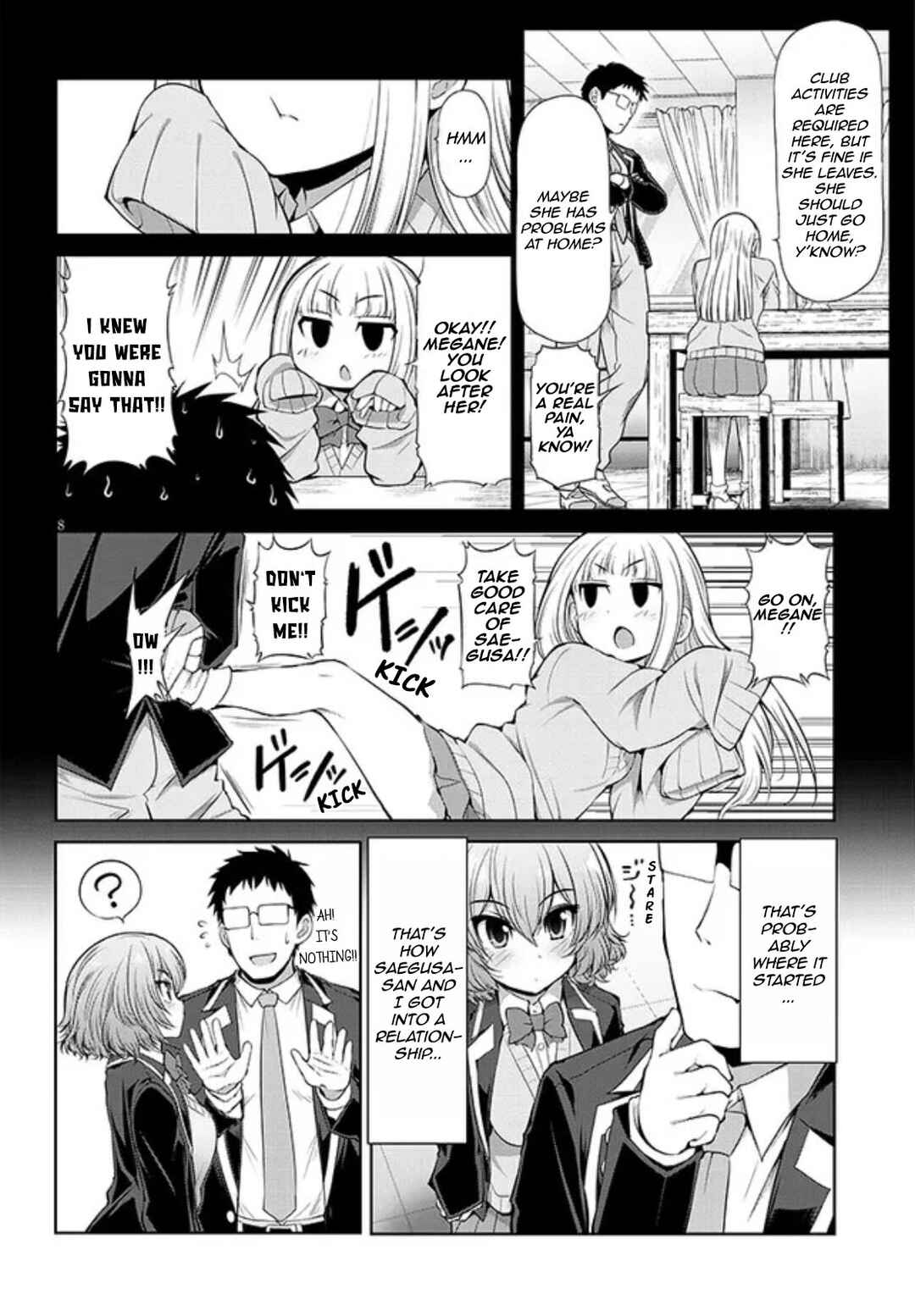 Saegusa-san wa Megane-senpai to Koi wo Egaku Chapter 3 - Page 8