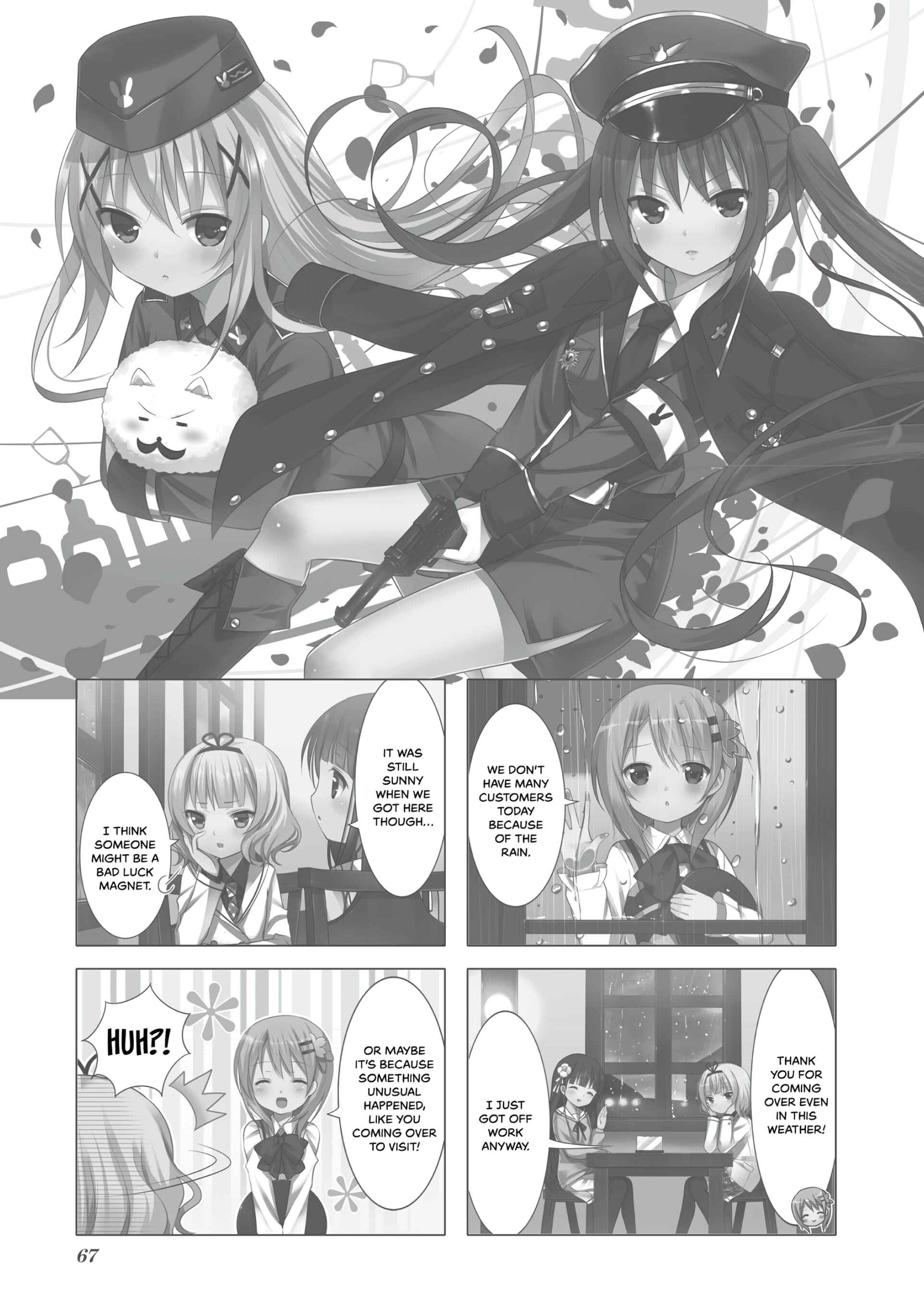 Gochuumon wa Usagi desu ka? Chapter 8 - Page 1