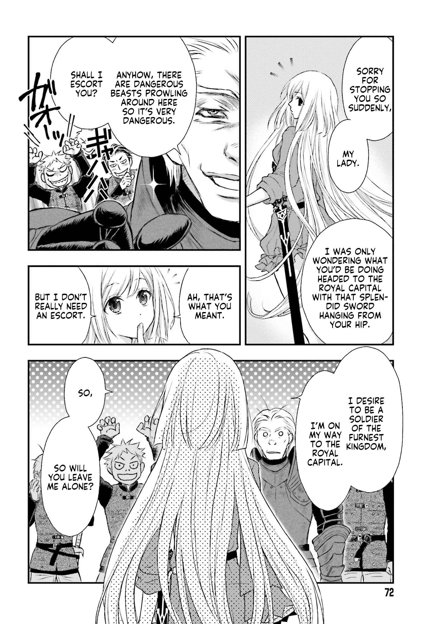 Shinigami ni Sodaterareta Shoujo wa Shikkoku no Tsurugi o Mune ni Idaku Chapter 1 - Page 9