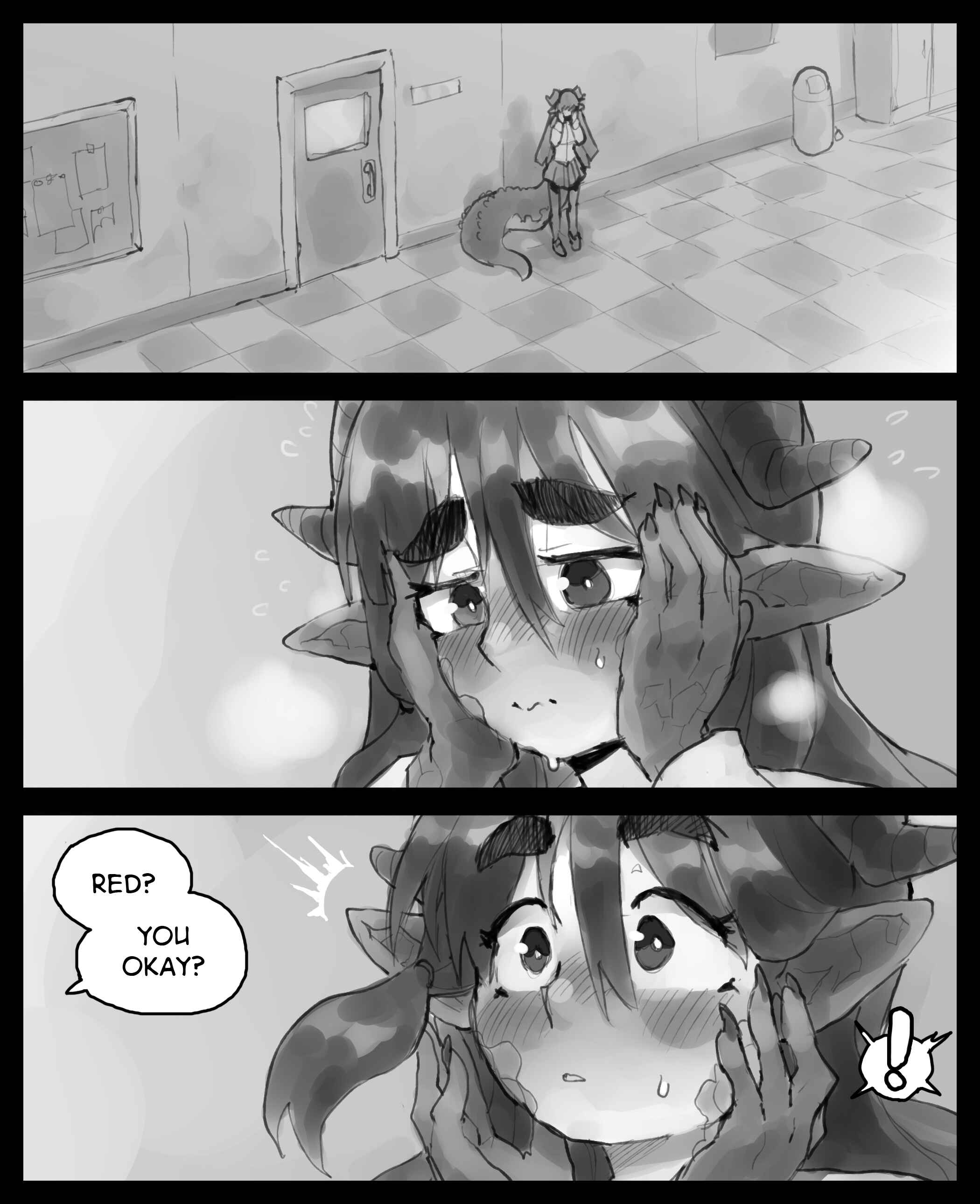 My Childhood Friend Is A Dragon Who's Embarrassed About the Size Of Her Tail Chapter 7 - Page 1