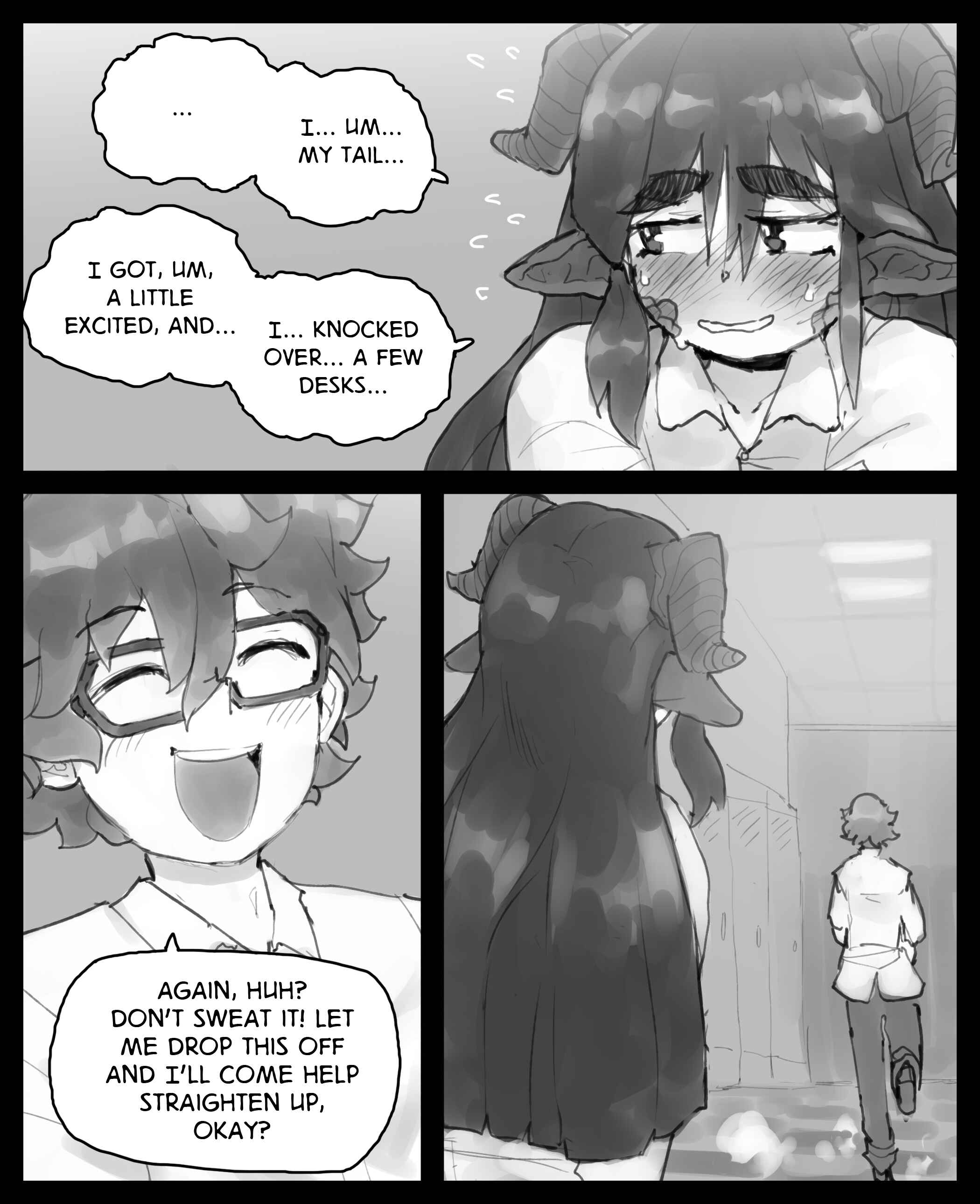 My Childhood Friend Is A Dragon Who's Embarrassed About the Size Of Her Tail Chapter 7 - Page 4