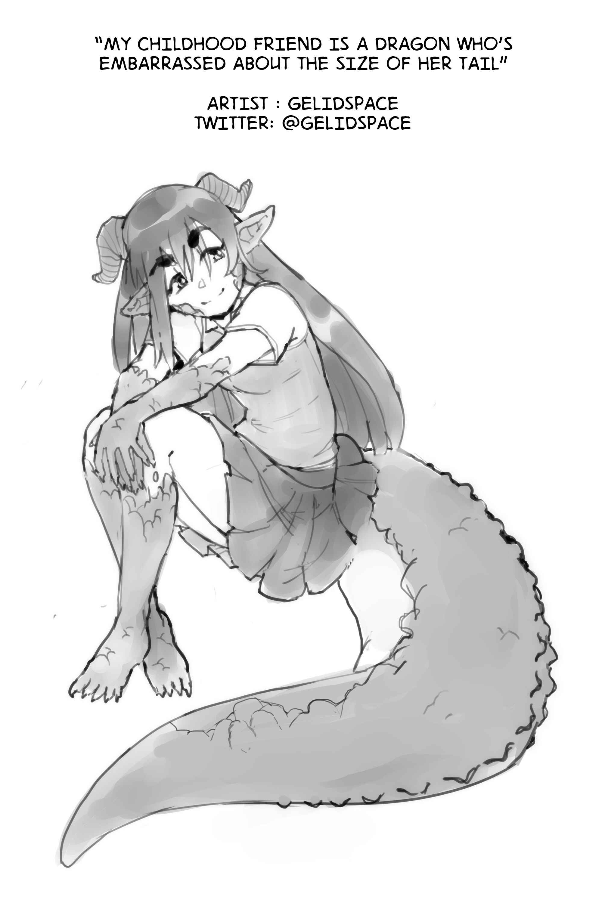 My Childhood Friend Is A Dragon Who's Embarrassed About the Size Of Her Tail Chapter 7 - Page 6