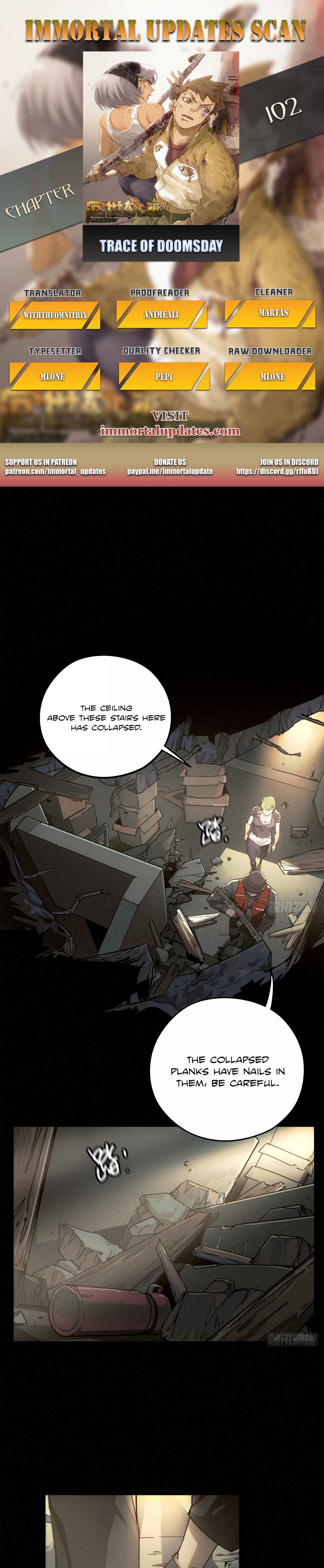 Trace of Doomsday Chapter 102 - Page 1