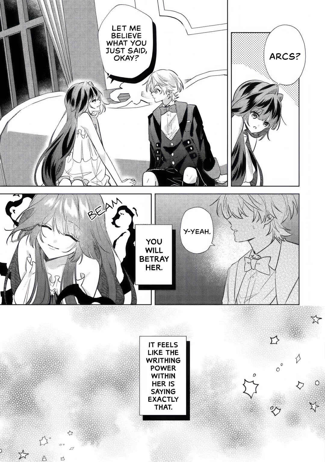 Yamiochi Last Boss Reijou no Osananajimi ni Tensei Shita. Ore ga Shindara Bad End Kakutei nanode Saikyou ni Natta kedo, Mou Yamiochi "Yandereka" Shitemasen ka? Chapter 6 - Page 28