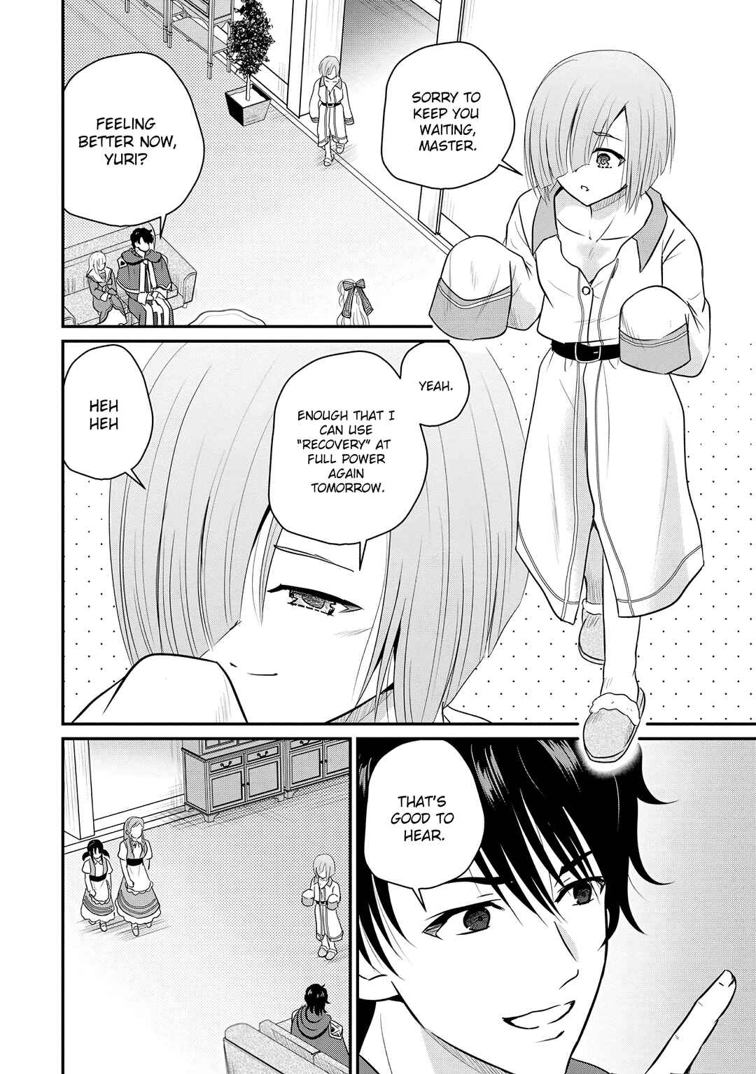 Ossan Teihen Chiyushi to Manamusume no Henkyou Life ~Chuunen Otoko ga Kaifuku Skill ni Kakusei Shite, Eiyuu e Nariagaru~ Chapter 70 - Page 2