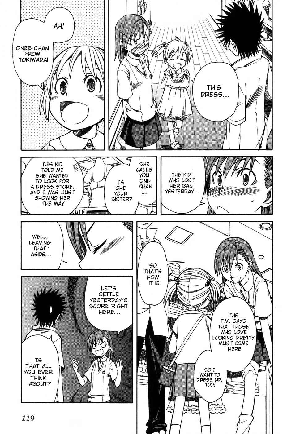 Toaru Majutsu no Index Gaiden: Toaru Kagaku no Railgun Chapter 5 - Page 7