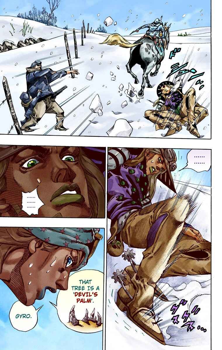JoJo no Kimyou na Bouken: Part 7 - Steel Ball Run Color-ban Chapter 46 - Page 16