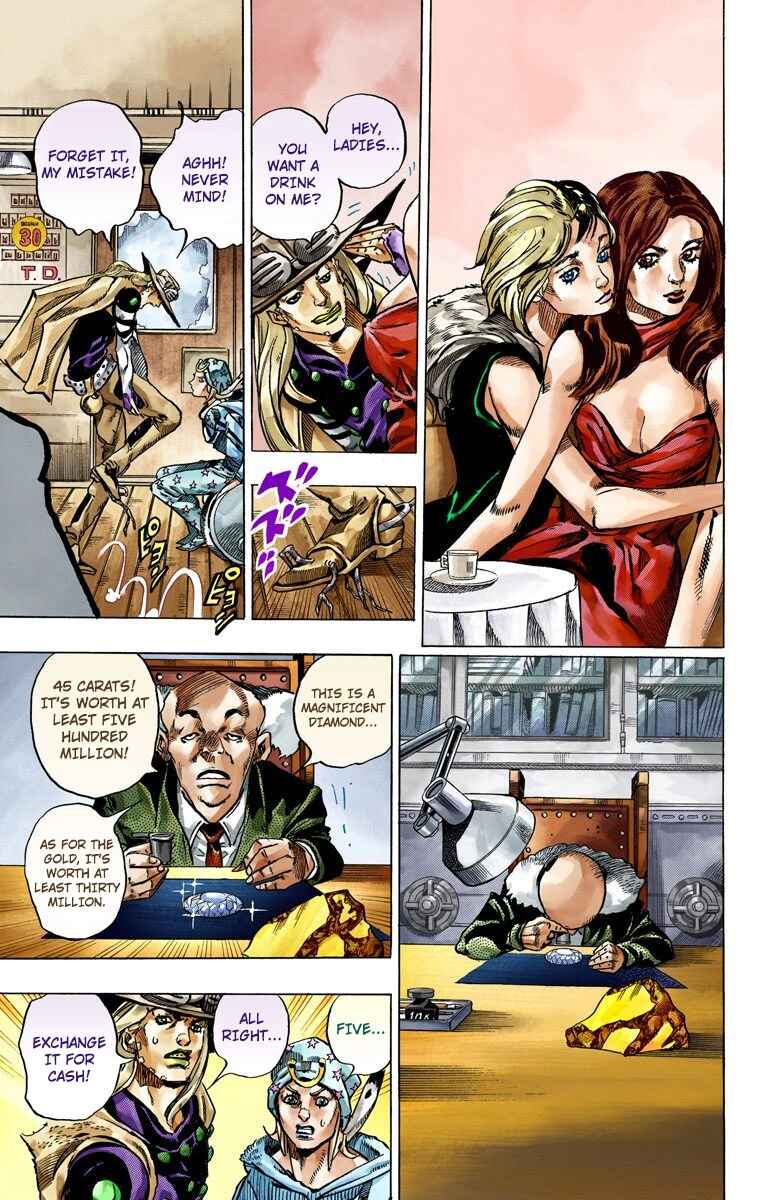 JoJo no Kimyou na Bouken: Part 7 - Steel Ball Run Color-ban Chapter 46 - Page 21