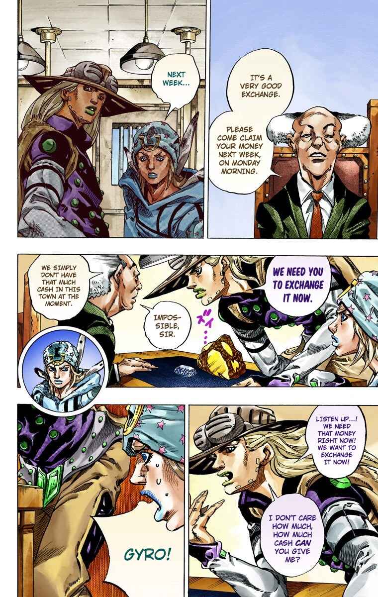 JoJo no Kimyou na Bouken: Part 7 - Steel Ball Run Color-ban Chapter 46 - Page 22