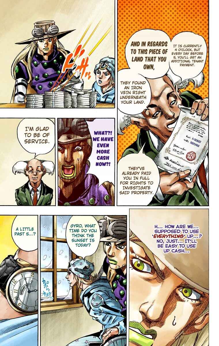 JoJo no Kimyou na Bouken: Part 7 - Steel Ball Run Color-ban Chapter 46 - Page 25