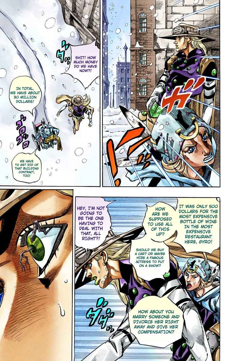 JoJo no Kimyou na Bouken: Part 7 - Steel Ball Run Color-ban Chapter 46 - Page 29