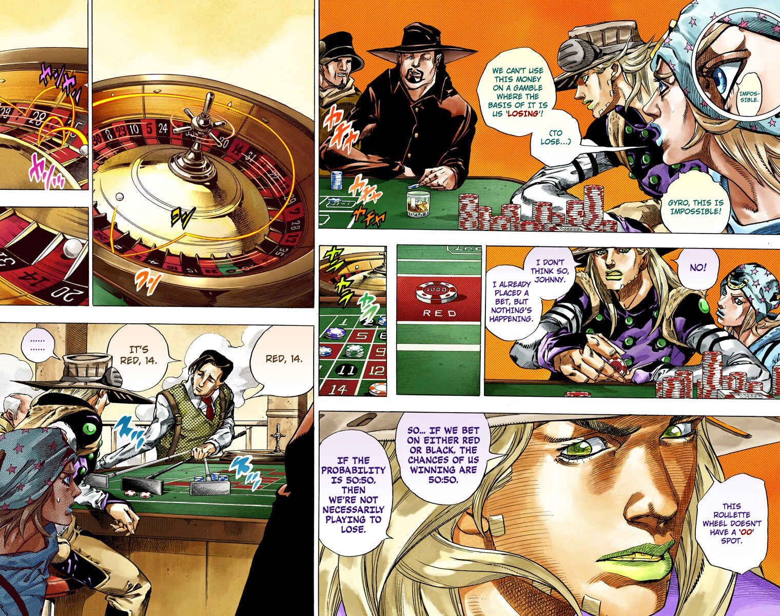 JoJo no Kimyou na Bouken: Part 7 - Steel Ball Run Color-ban Chapter 46 - Page 32
