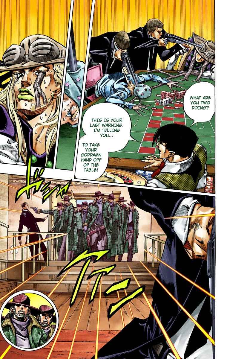 JoJo no Kimyou na Bouken: Part 7 - Steel Ball Run Color-ban Chapter 46 - Page 42