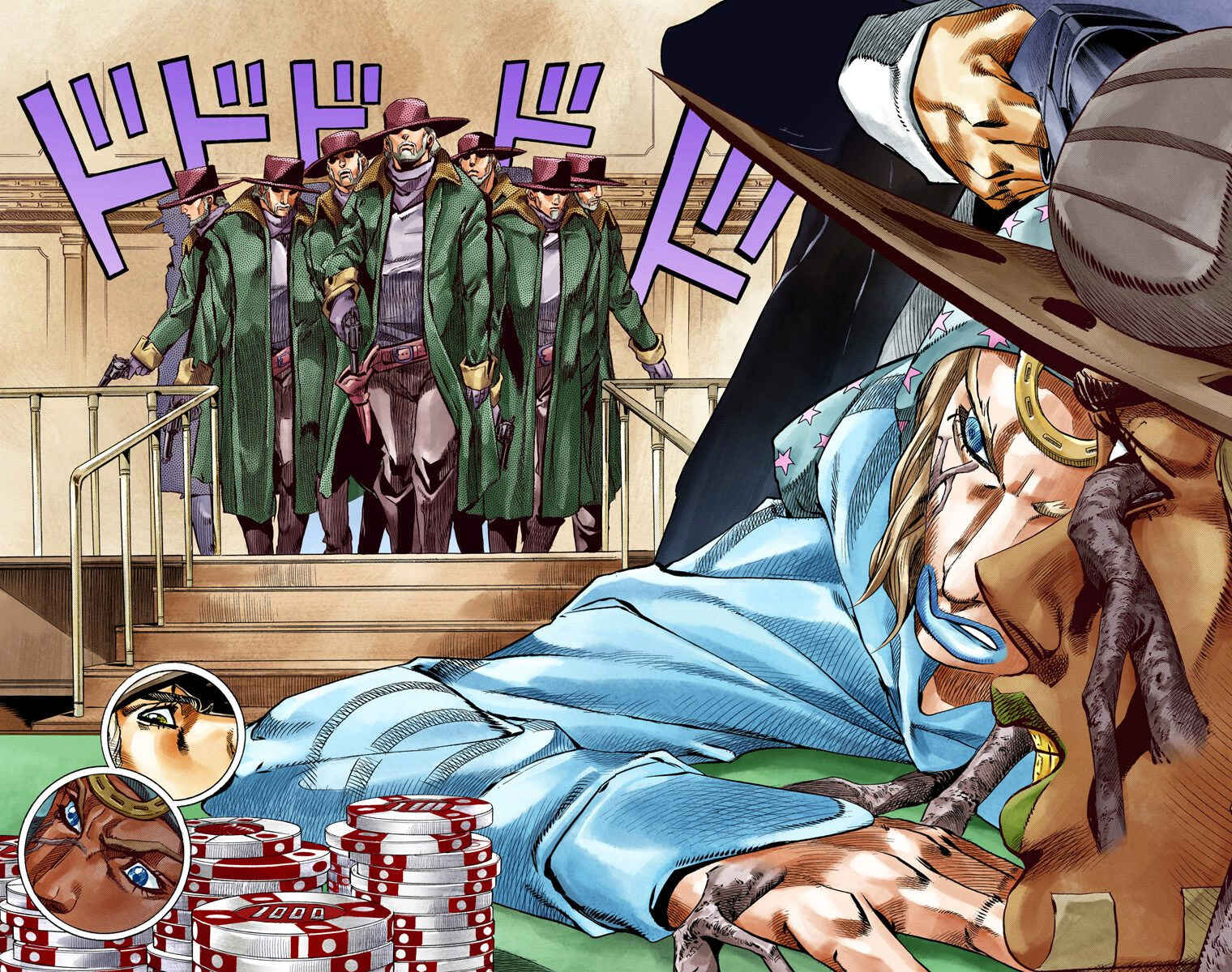 JoJo no Kimyou na Bouken: Part 7 - Steel Ball Run Color-ban Chapter 46 - Page 43