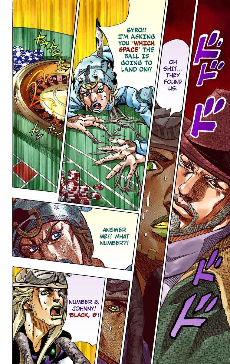 JoJo no Kimyou na Bouken: Part 7 - Steel Ball Run Color-ban Chapter 46 - Page 44