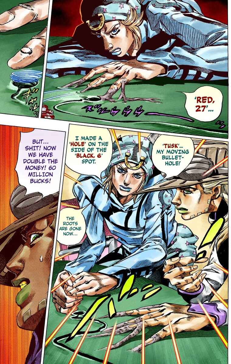 JoJo no Kimyou na Bouken: Part 7 - Steel Ball Run Color-ban Chapter 46 - Page 47